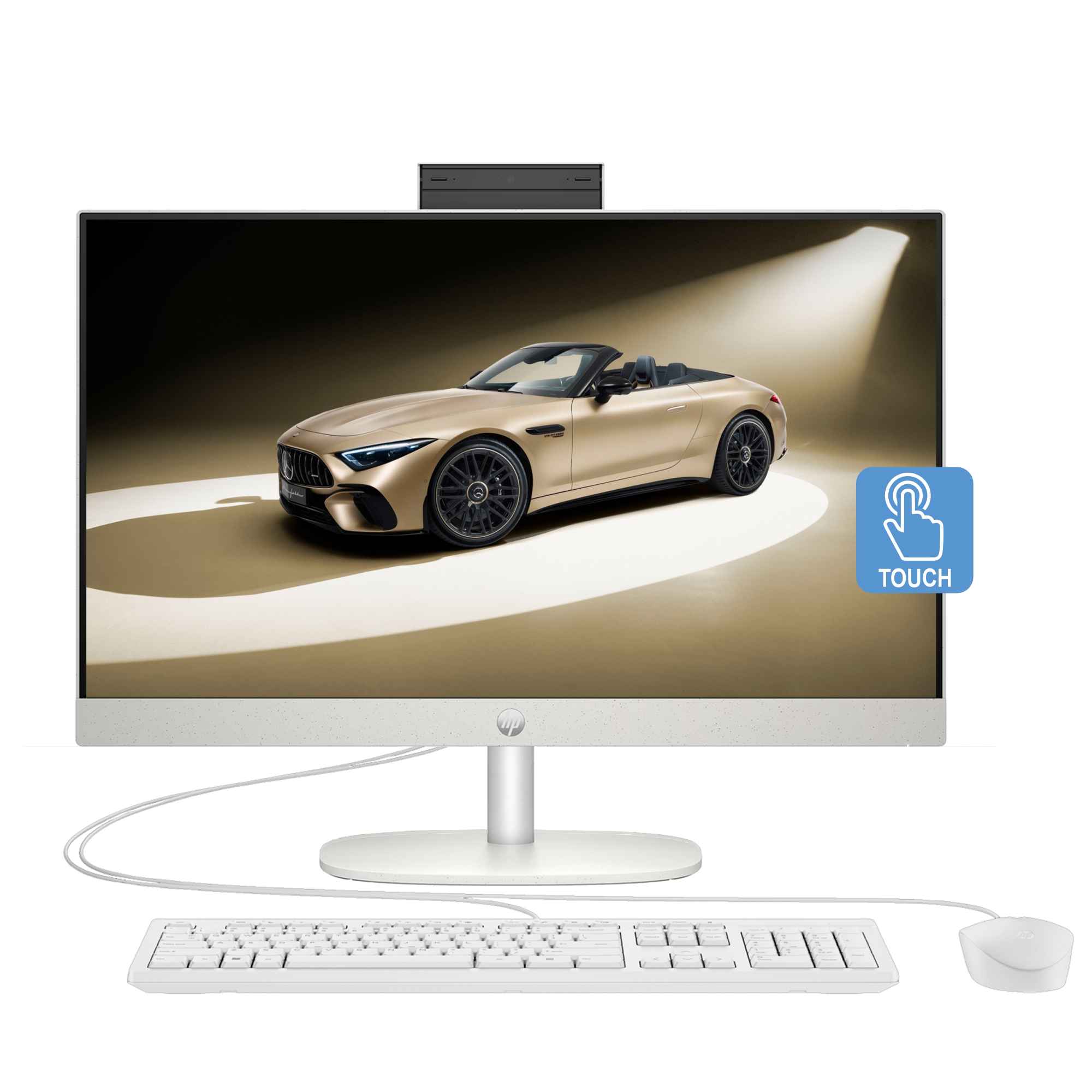 HP White CR1006nh B Ultra 5 125U 16GB 1TB Intel AIO Front