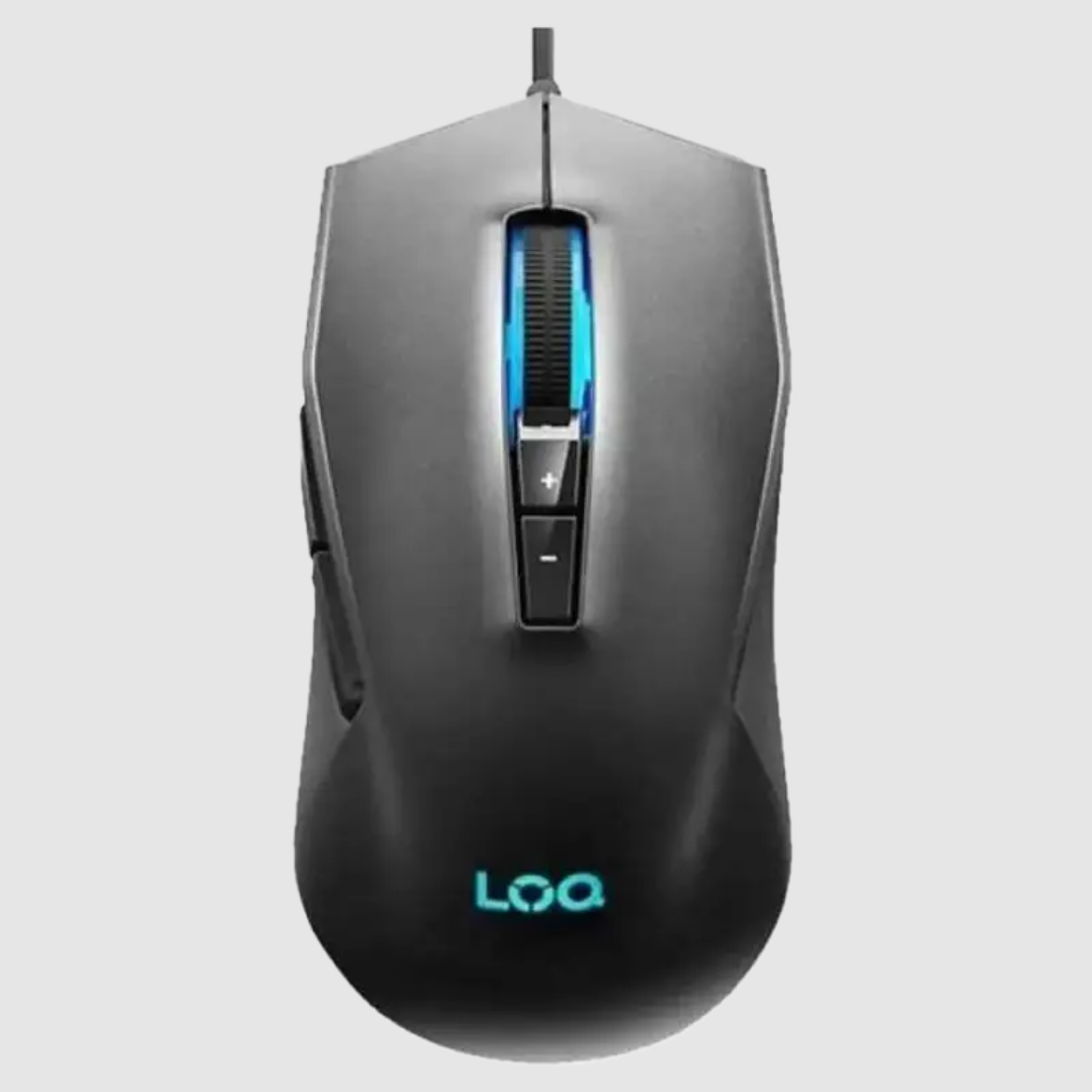 Lenovo Black LOQ M100 RGB Gaming Mouse Above