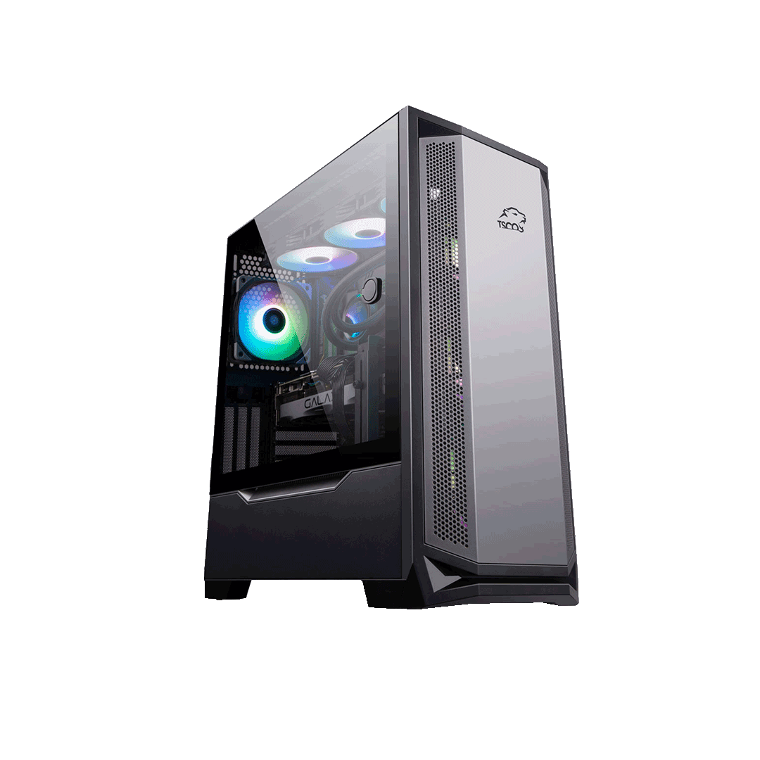 TSCO Black GC 4496 Full Tower PC Gaming Case 1