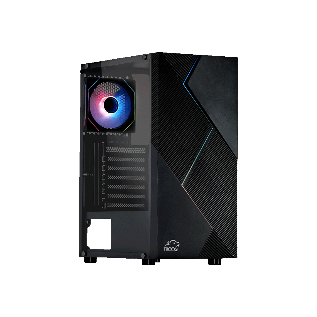 TSCO Black GC 4501 Pro Mid Tower PC Gaming Case 1