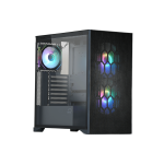TSCO Black GC 4508 Mid Tower PC Gaming Case 1
