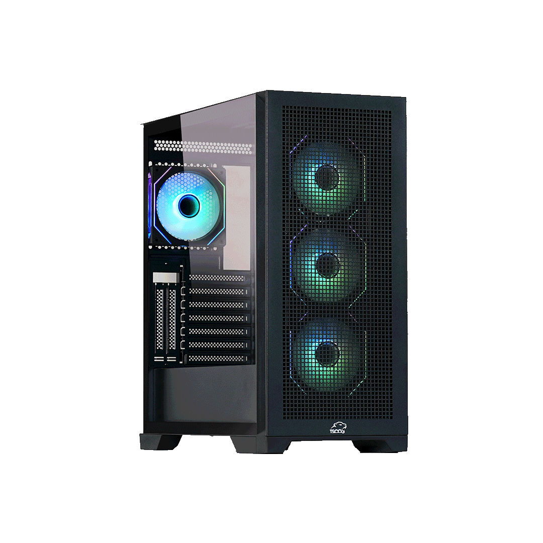 TSCO Black GC 4510 Mid Tower PC Gaming Case 1