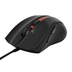 TSCO Black Red TM 289 Wired Mouse 2