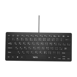 TSCO Black TK 8044 Mini Wired Keyboard 1