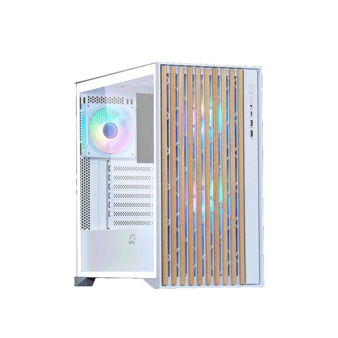 TSCO White GC 4512 Mid Tower PC Gaming Case 1
