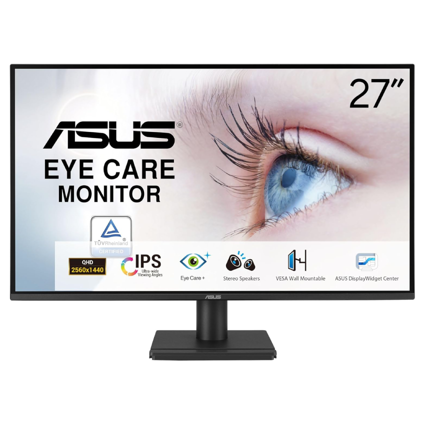 Asus Black VA27AQ 27 Inch Monitor