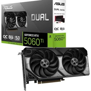 Asus Dual RTX 5060 Ti OC 8GB GDDR7 PC GPU