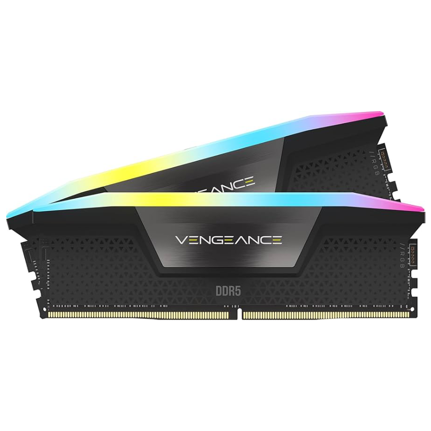 Corsair Venegeance RGB Black DDR5 6400 CL42 128GB Desktop Ram
