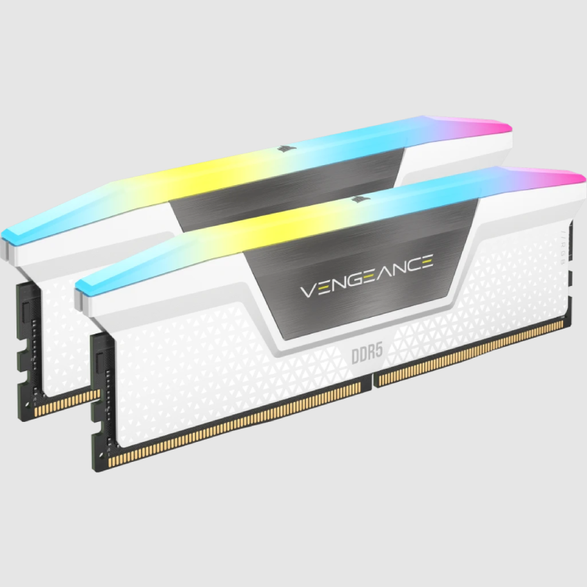 Corsair Venegeance RGB White DDR5 5600 CL36 32GB Desktop Ram