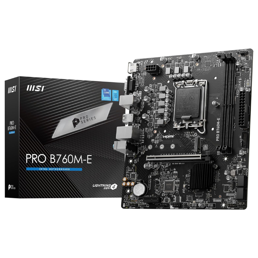 MSI PRO B760M E Motherboard