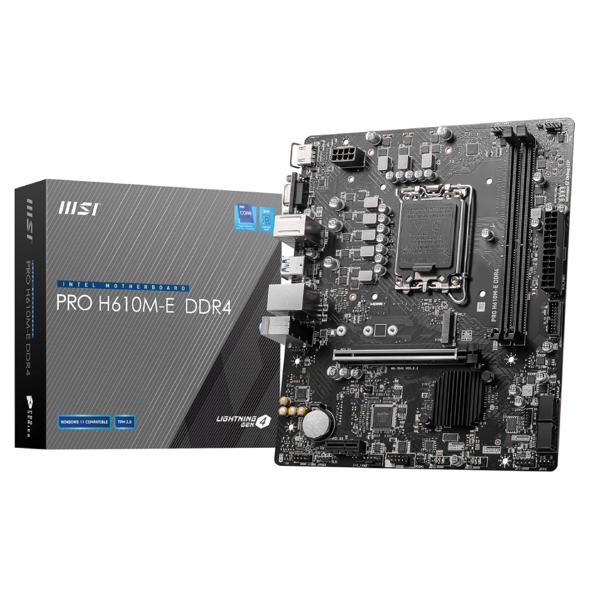 MSI PRO H610M E DDR4 Motherboard