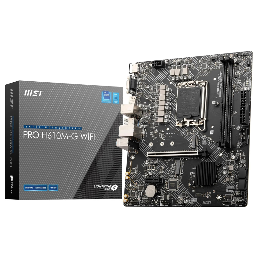 MSI PRO H610M G Motherboard