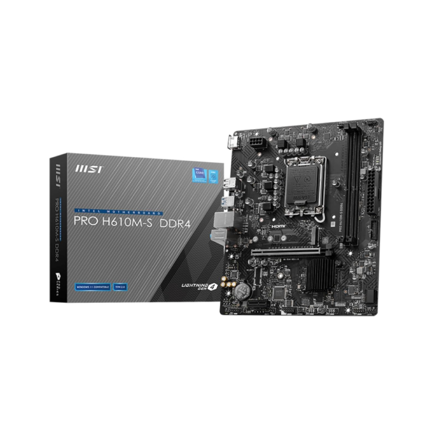 MSI PRO H610M S DDR4 Motherboard