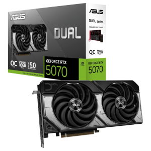 Asus 12GB Dual GeForce RTX 5070 OC PC Graphic Card