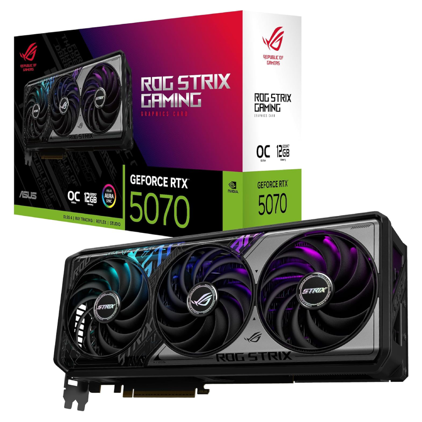 Asus 12GB ROG Strix GeForce RTX 5070 OC Edition GDDR7 PC Graphic Card
