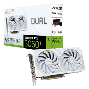 Asus Dual GeForce RTX 5060 Ti 16GB GDDR7 White Edition Graphic Card