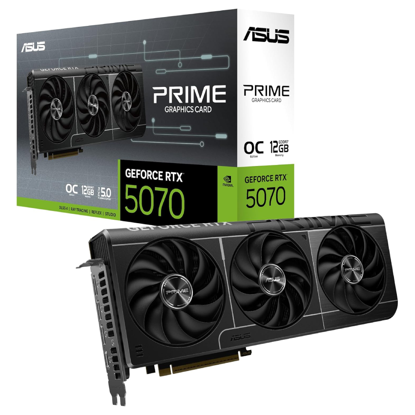 Asus Prime GeForce RTX 5070 12GB GDDR7 OC Edition Graphic Card