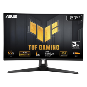 Asus TUF Gaming VG27AQA1A Black Gaming Monitor Front