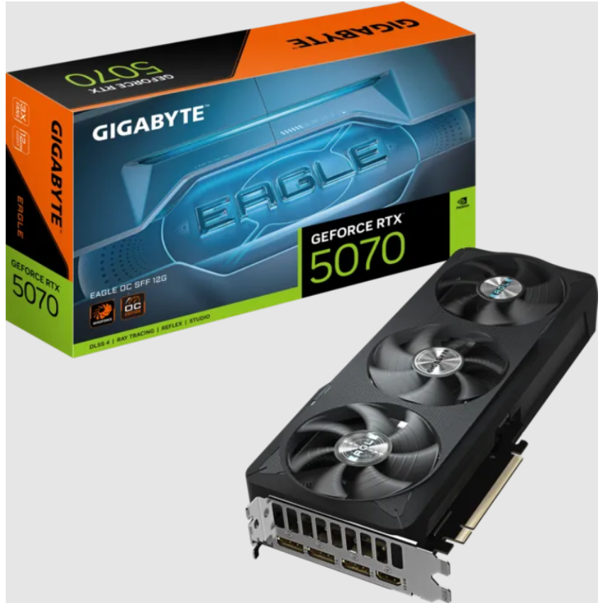 Gigabyte 12GB GeForce RTX 5070 Eagle OC SFF PC Graphic Card