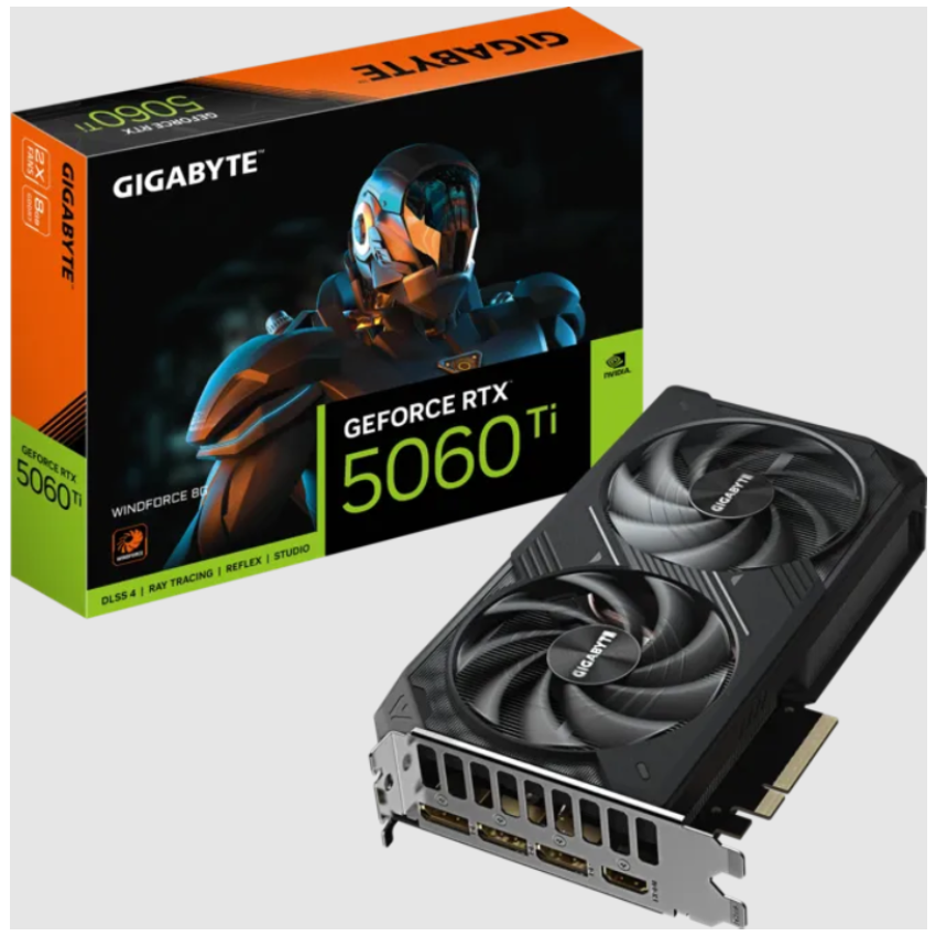 Gigabyte 8GB GeForce RTX 5060 Ti Windforce 8G PC Graphic Card
