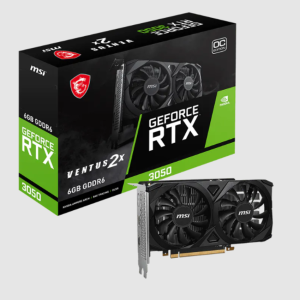 MSI 6GB RTX 3050 Ventus 2X OC 6G PC Graphic Card