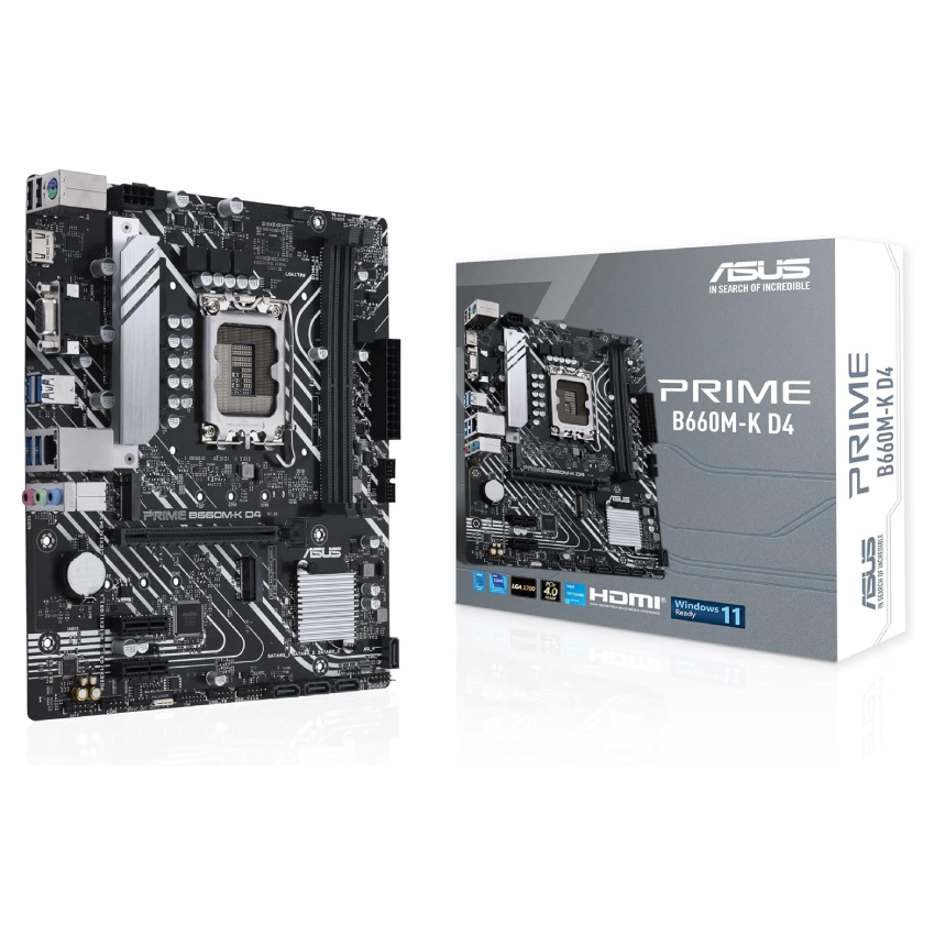 Asus PRIME B660M K D4 PC Motherboard