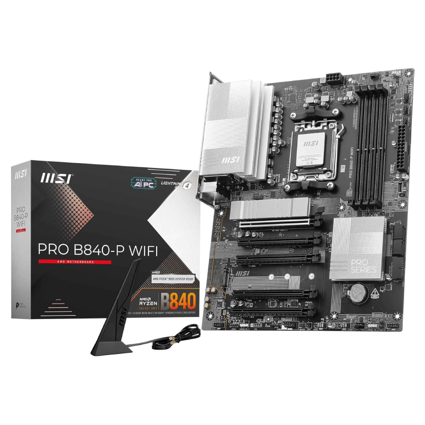 MSI PRO B840 P WiFi PC Motherboard