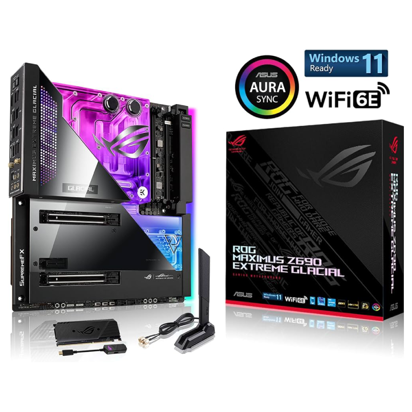 Asus ROG Maximus Z690 Extreme Glacial PC Motherboard