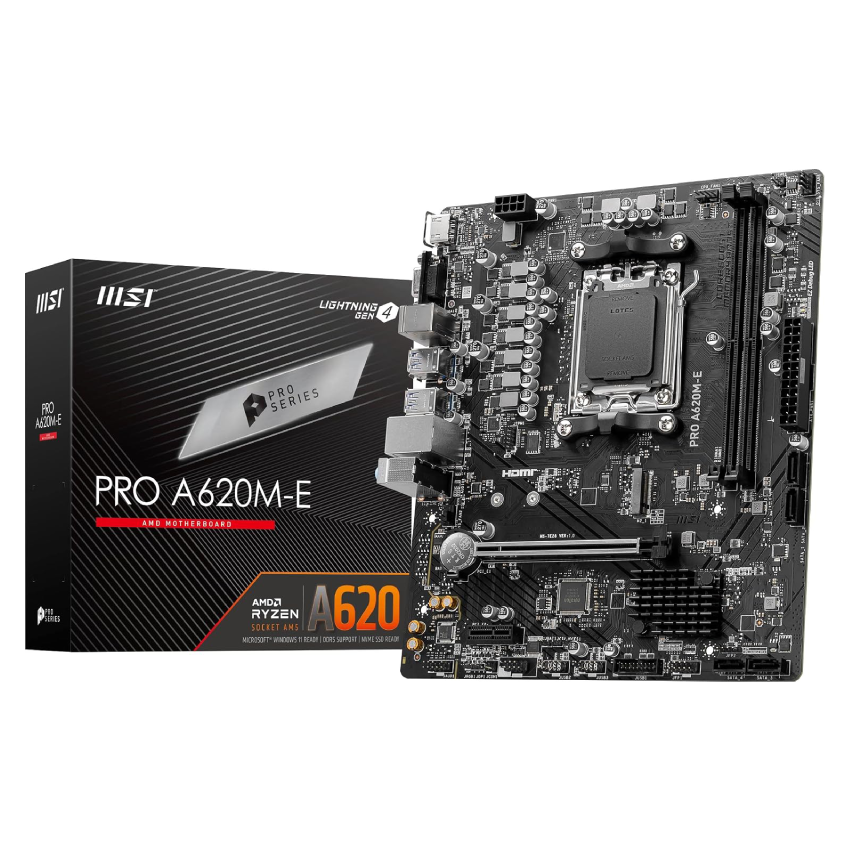MSI PRO A620M E DDR5 PC Motherboard