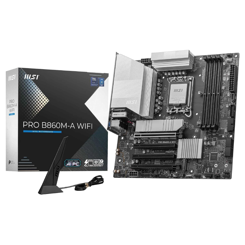 MSI PRO B860M A WiFi DDR5 PC Motherboard